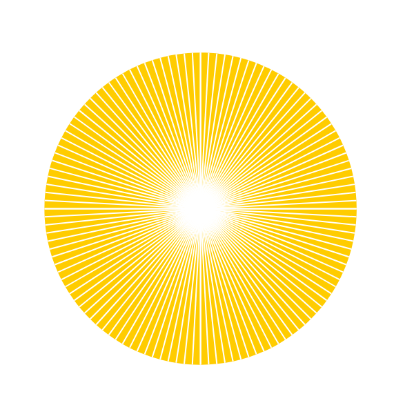 Strong summer sun